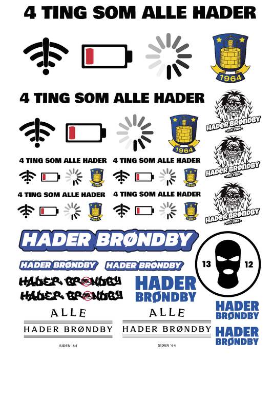 Tattoos - A4 Ark Hader Brøndby 2