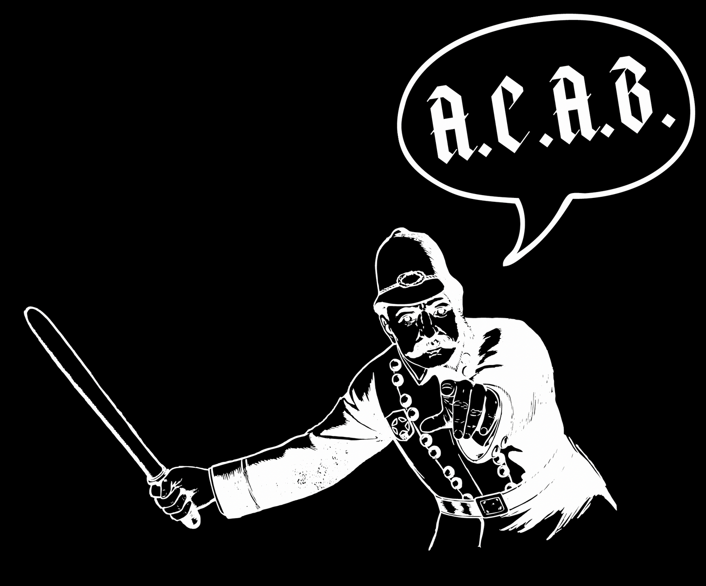 acab motiv, acab trøje, acab t-shirt