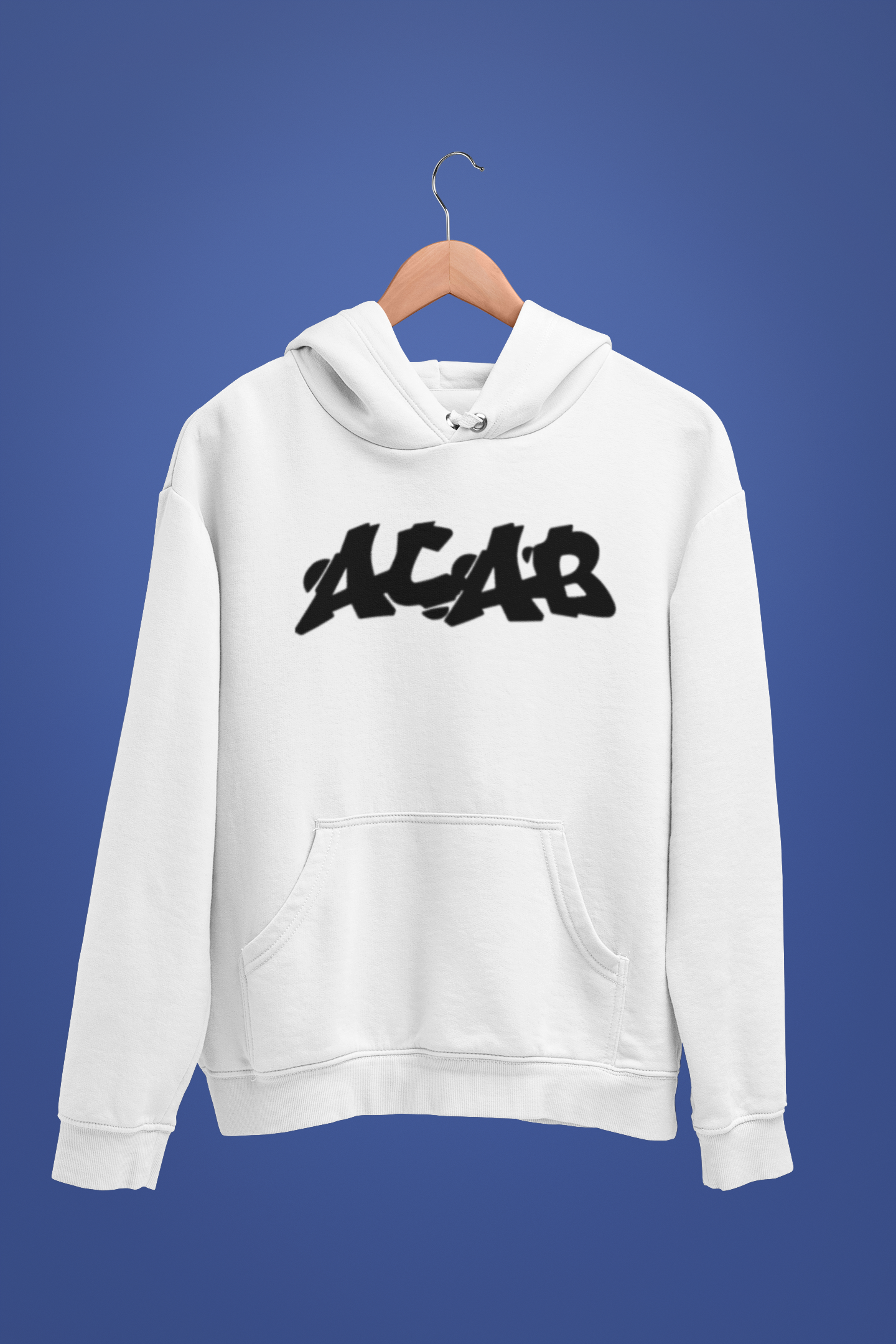 ACAB hvid hoodie ACAB TRØJE Tøj 