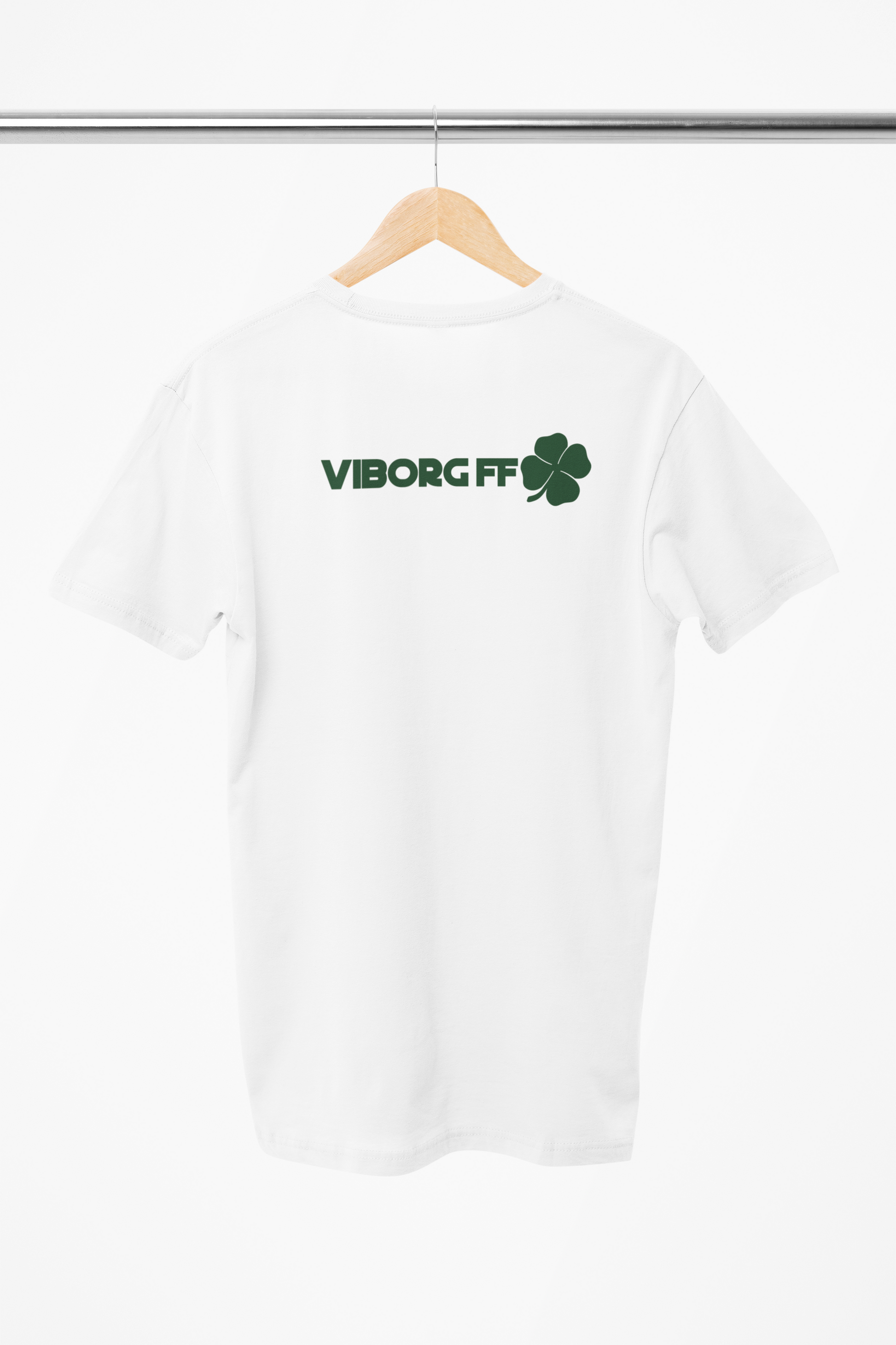 Viborg FF t-sirt, Viborg t-shirt, VVF t-shirt, hvid