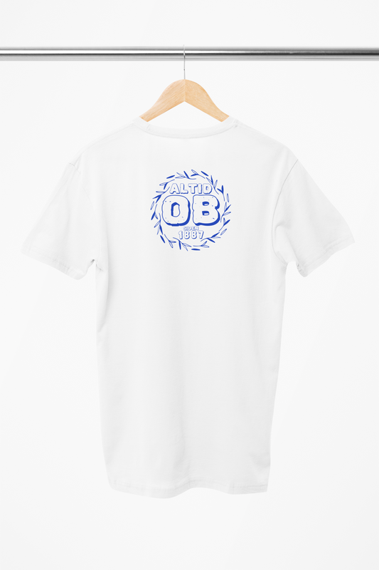 OB t-shirt, OB trøje, Odense boldklub t-shirt,  OB logo