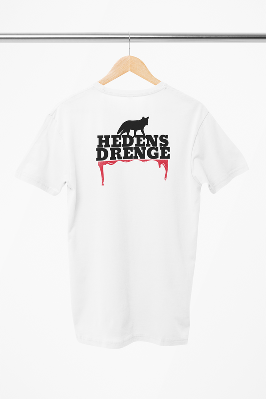 Hedens dreng t-shirt, FCM trøje, FC midtjylland tøj, Hedens drenge trøje, hvid t-shirt