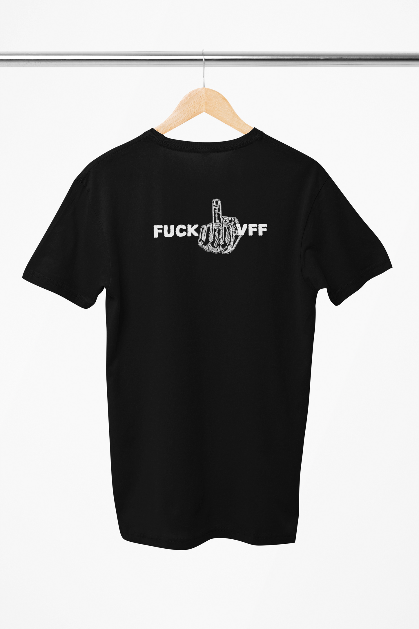 Fuck VFF, Fuck Viborg, FCM hader VFF, Fuck VFF t-shirt, hader VFF trøje, Fuck VFF tøj, sort