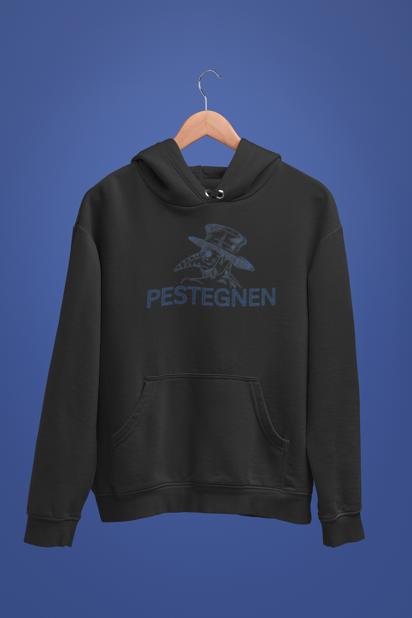 pestegnen hoodie sort