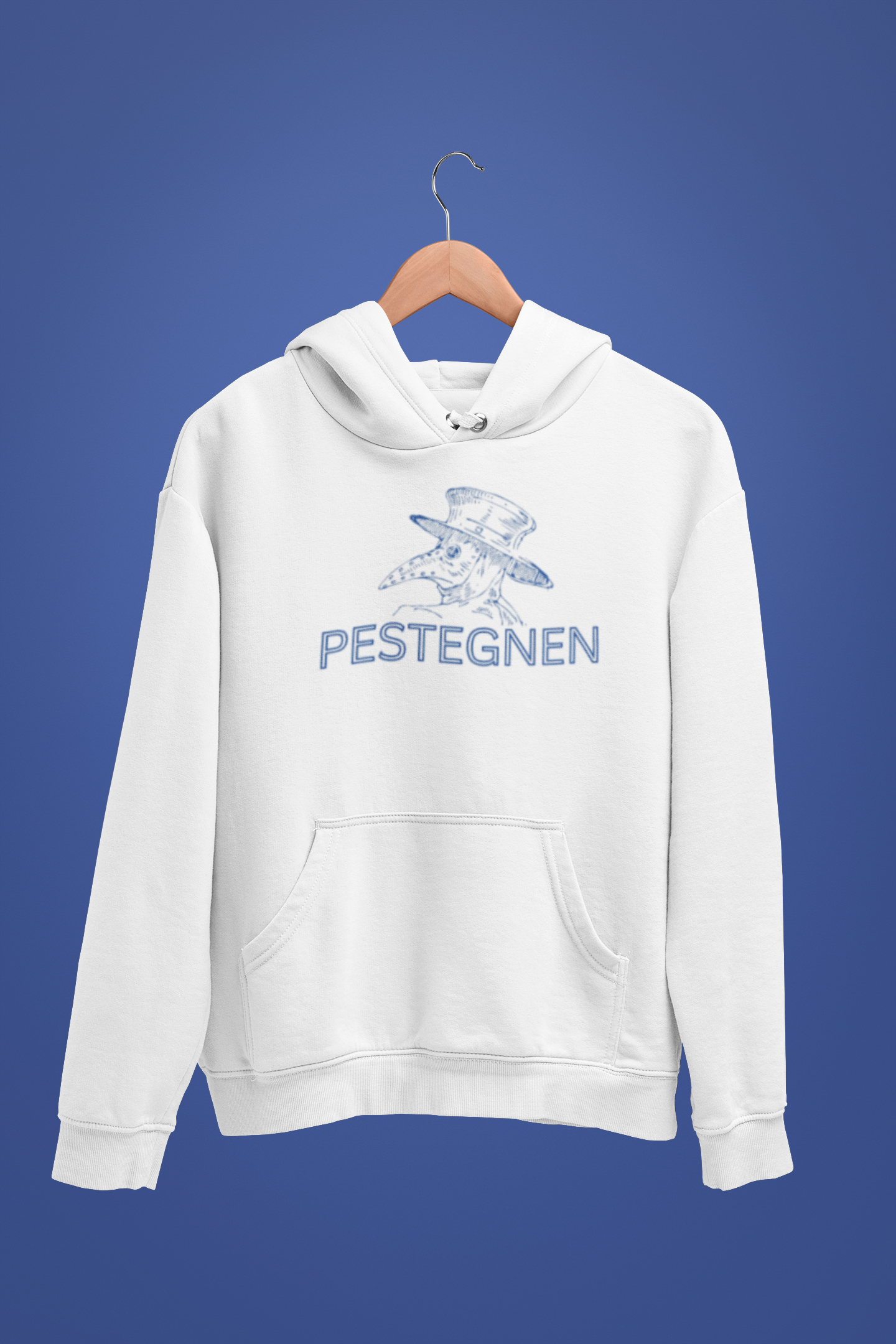 pestegnen hættetrøje, hoodie