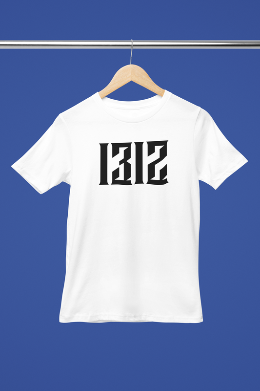 1312 t-shirt, ACAB tøj, 1312 hvid t-shirt